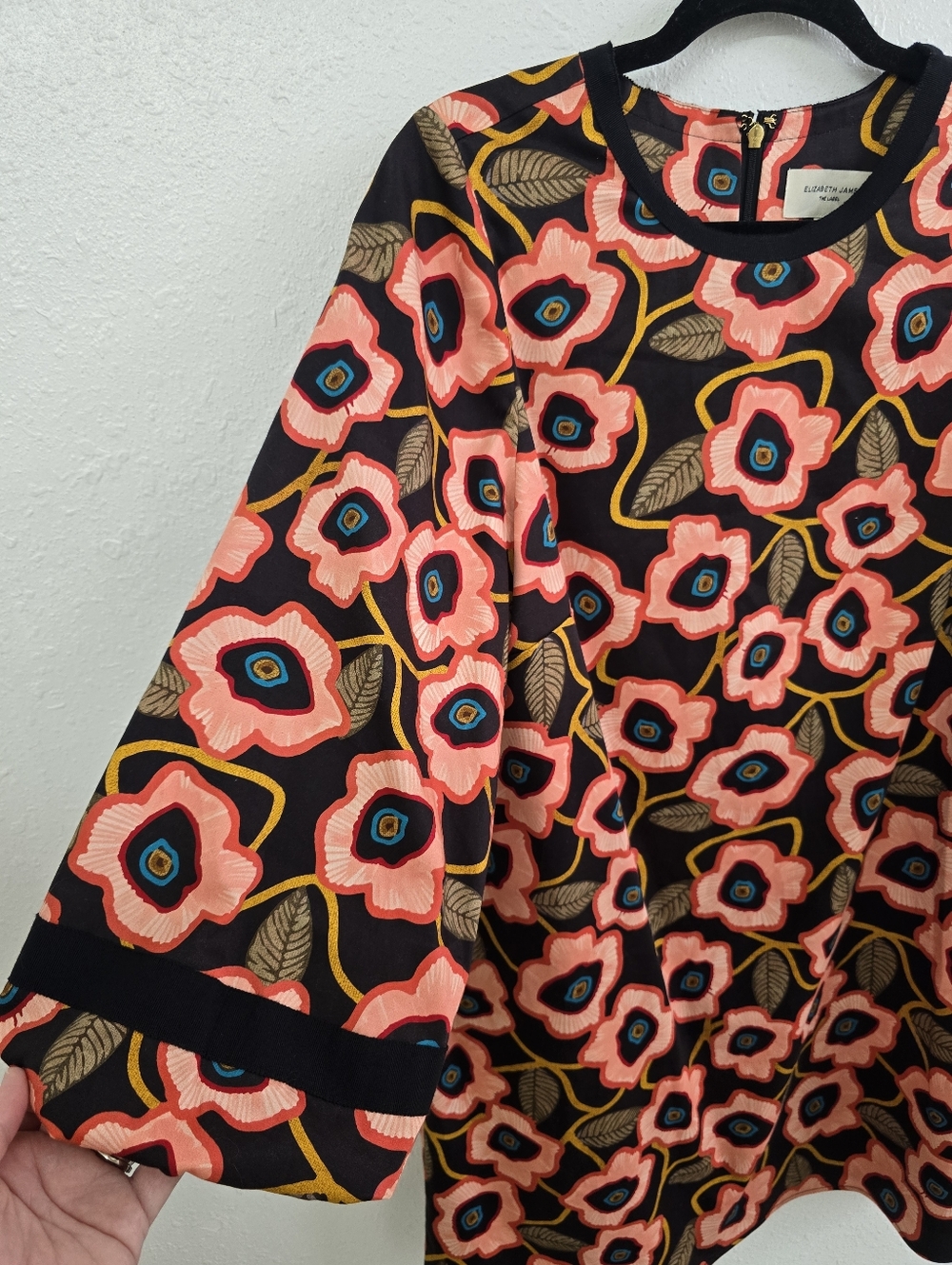 Elizabeth James The Label London Dress In Poppies Print Size Small - Picture 6 of 11